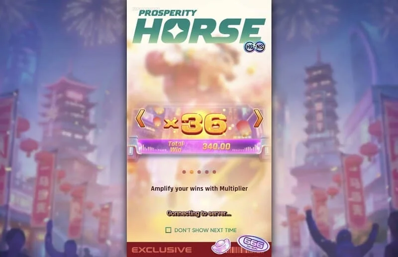 Prosperity Horse - pengganda progresif dalam mod istimewa
